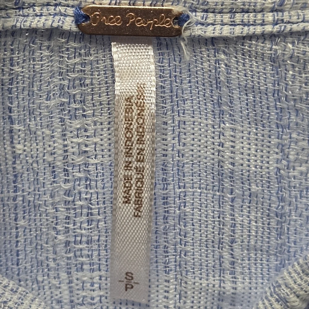 Free People Headed To The Highlands Button Down Top Small